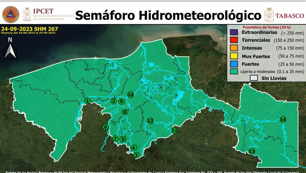 Clima Para Tabasco Canal De Baja Presi N Podr A Generar Lluvias El