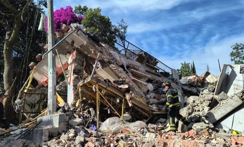 Se Derrumba Una Casa En Tlalpan Por Explosi N Hay Lesionados El