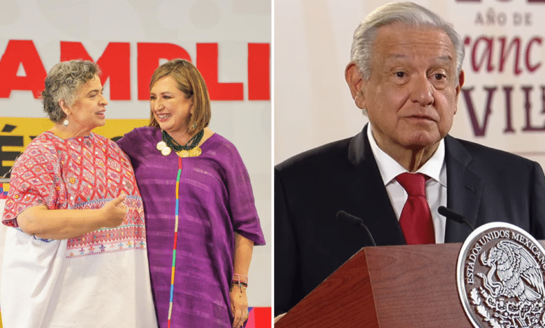 AMLO pide a Paredes no declinar por  Xóchitl Gálvez