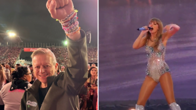 Arturo Zaldivar causa furor al asistir al concierto de Taylor Swift