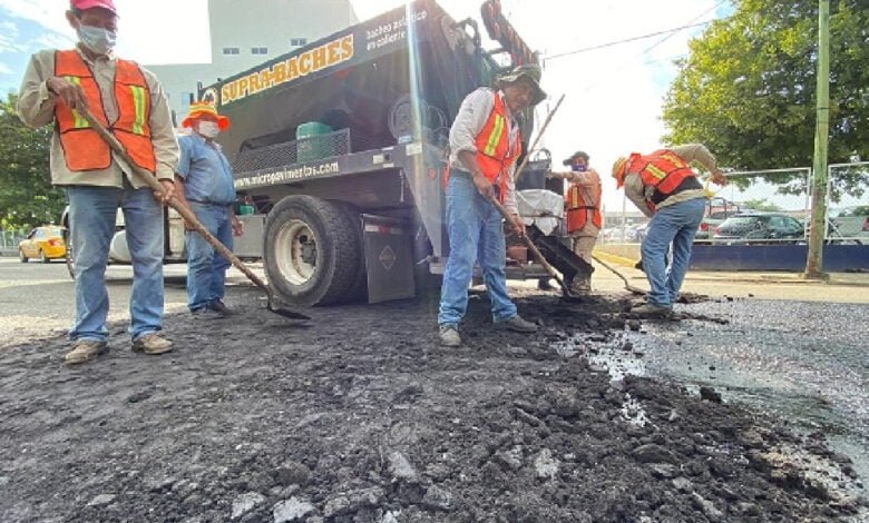 Se realizan trabajos de mantenimiento en Centro de Tabasco