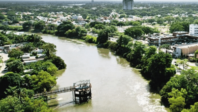 Instalan tubería que llevará agua del rió Carrizal al Vaso Cencali