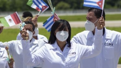 Médicos cubanos en México.