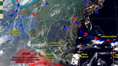 Nueva onda tropical se desplazará al sur de la Península