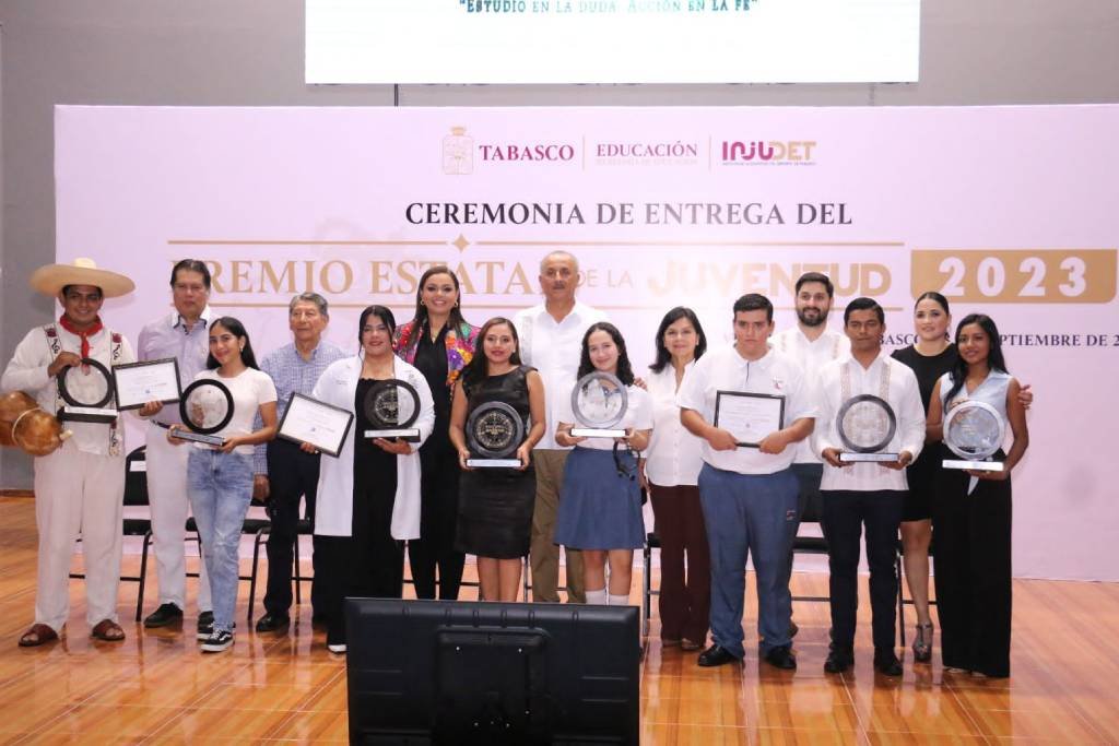 ¿Quiénes fueron los ganadores del Premio Estatal de la Juventud 2023