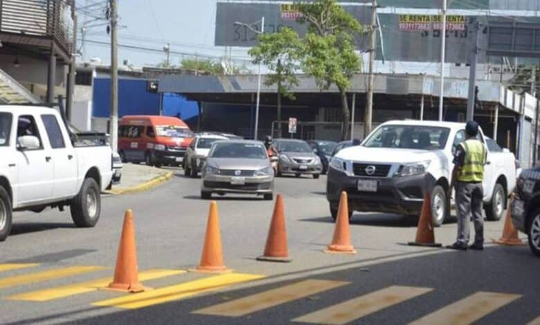 Cierre de avenida.