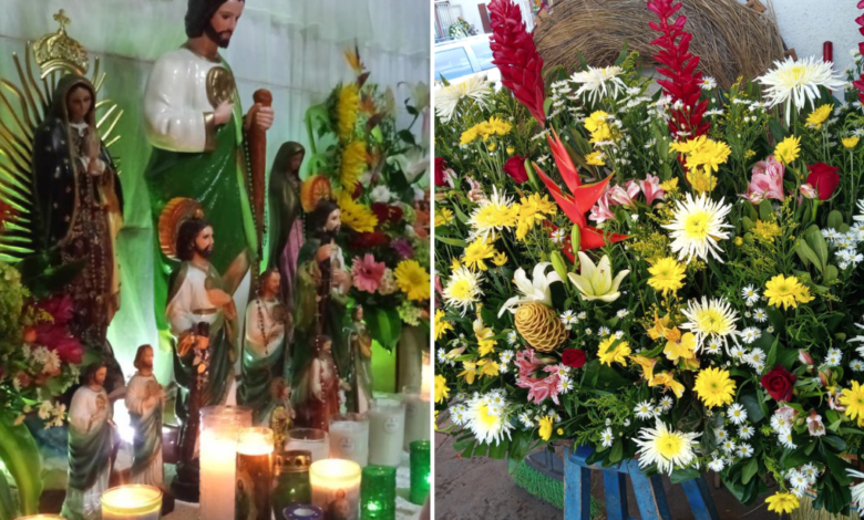 Comerciantes esperan repunte de 70% en ventas de flores para “San Juditas”