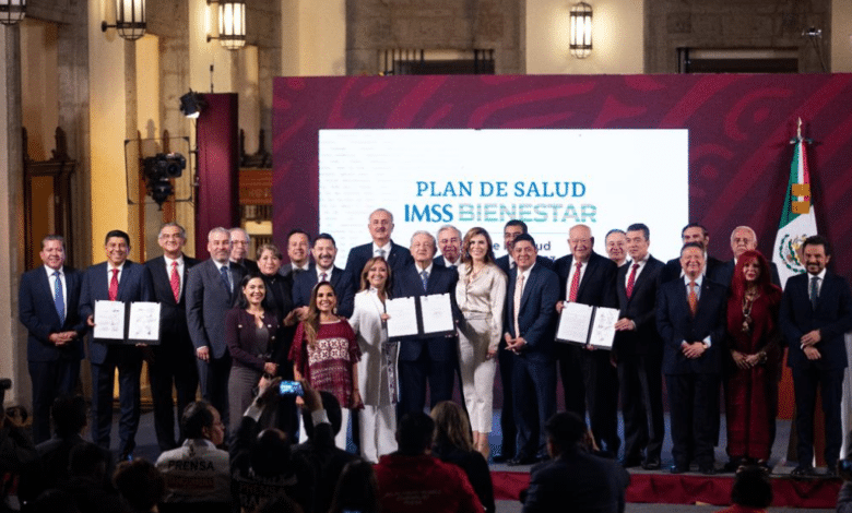 Firma Carlos Merino Acuerdo para Implementación del Plan de Salud IMSS-Bienestar
