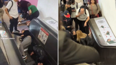 Reportan siete personas lesionadas tras caer de escaleras eléctricas en Metro Polanco