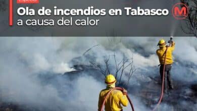 Ola de incendios en Tabasco a causa del calor