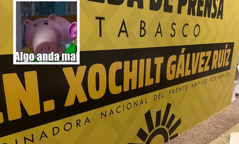 Xóchitl mal escrito.