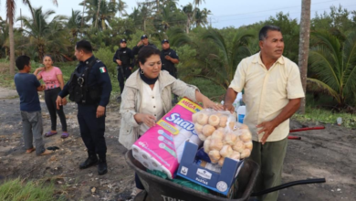 Conagua atiende afectaciones en Alacrán tras paso de frente frío 8 y 9