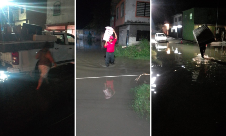 Desbordamiento de río Usumacinta inunda 50 casas en Tenosique