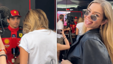 Influencer presume que 'flechó' a Leclerc en GP de México