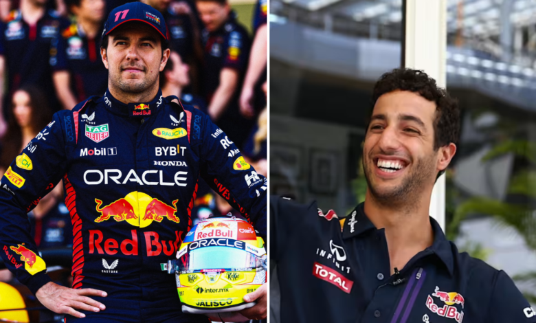 Checo Pérez y su épico regalo de navidad a Daniel Ricciardo