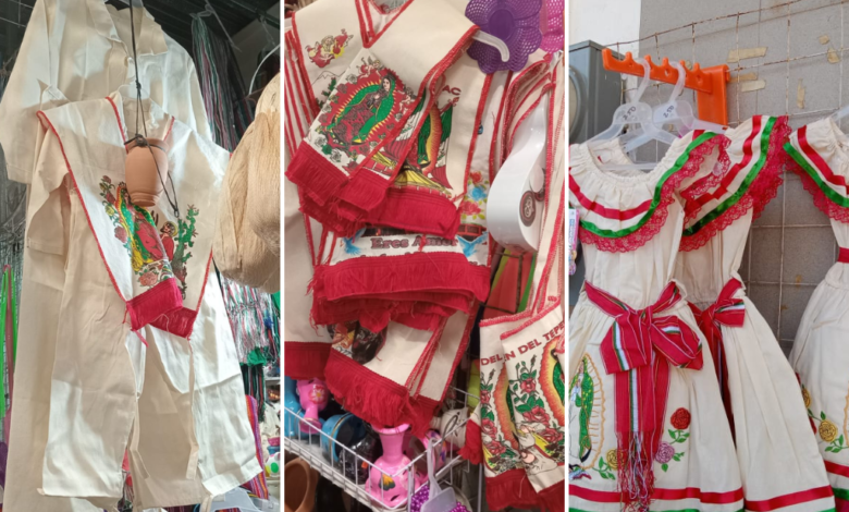 Repunta venta de trajes para fiesta de 'La Guadalupana'