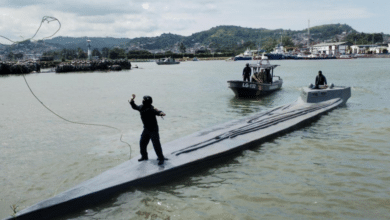 Decomisan cifra récord de droga en Ecuador