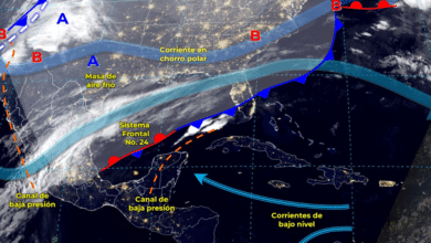 Frente Frío No. 25 ingresará al país y afectará a varios estados
