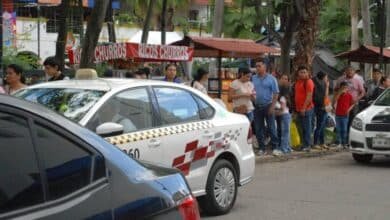 Taxi botón.