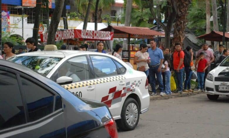 Taxi botón.