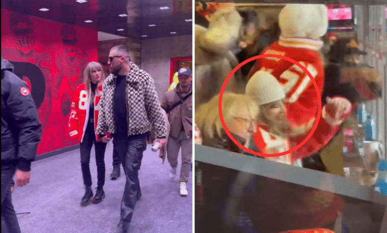 Taylor Swift pone ambiente en el palco durante el juego de los Chiefs