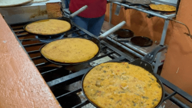 Tortilla rellena, un antojito típico tabasqueño