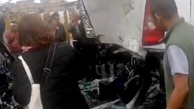 Choque entre camiones deja 19 heridos en la México-Puebla