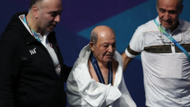 Taghi Askari, clavadista de 100 años sorprende en el Mundial de Natación Doha 2024
