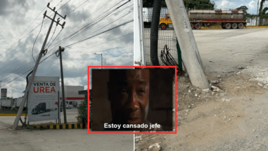 Otra vez golpean y queda en riesgo de caer poste en Ranchería Plátano y Cacao