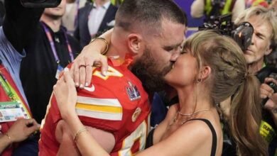 VIDEO. Taylor Swift y Travis Kelce festejan con beso el Super Bowl LVIII