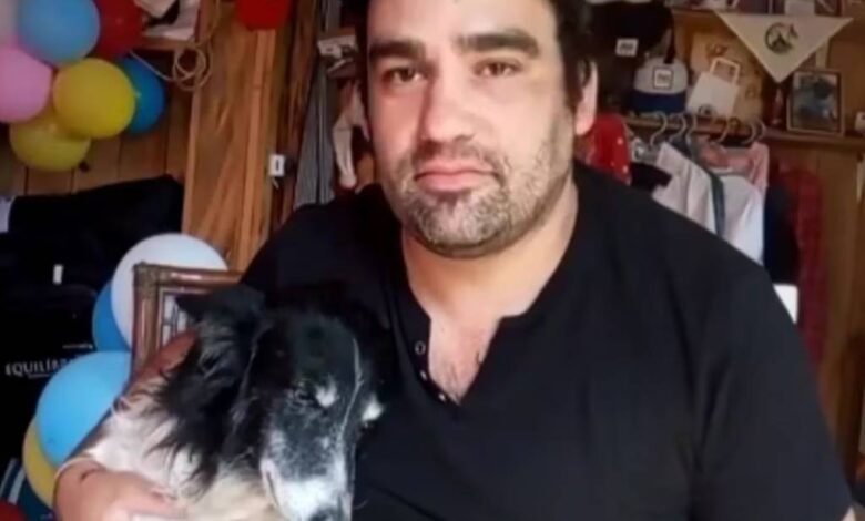 Argentino conmueve con la celebración de cumpleaños de su perro