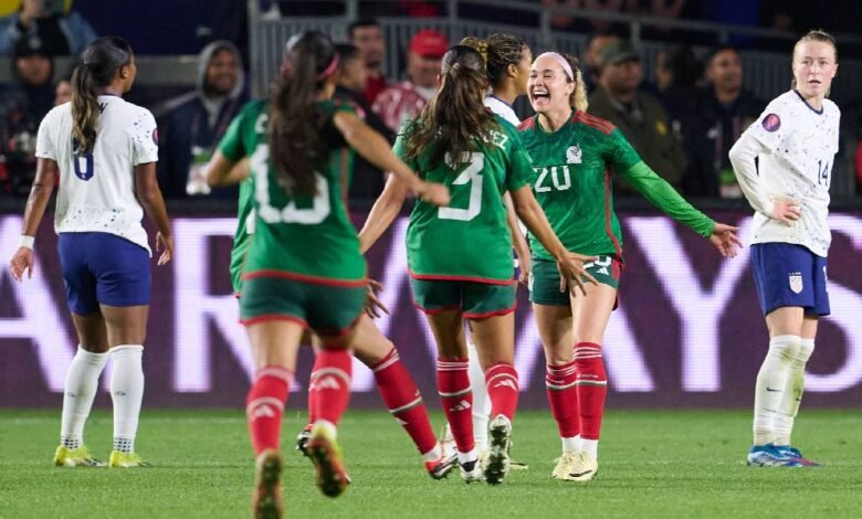 México logra resultado histórico y vence a EU en la Copa Oro femenil