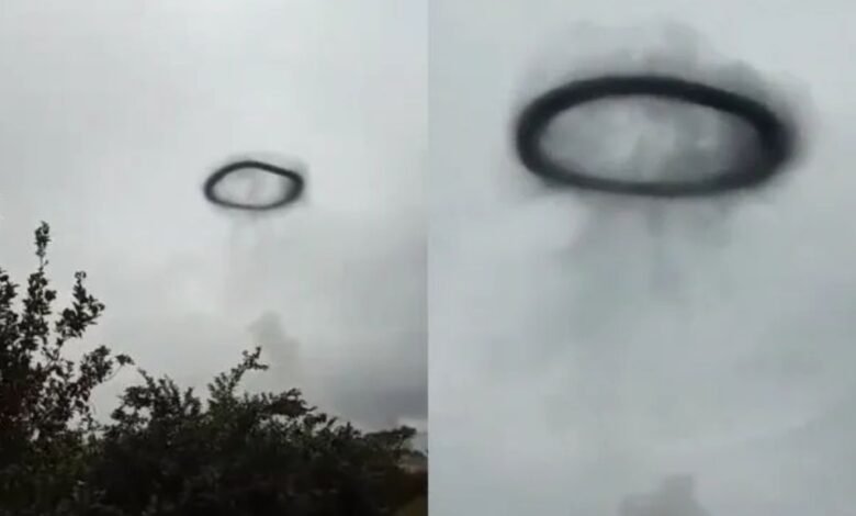 ¿Extraterrestres? Video: Captan extraño anillo en el cielo