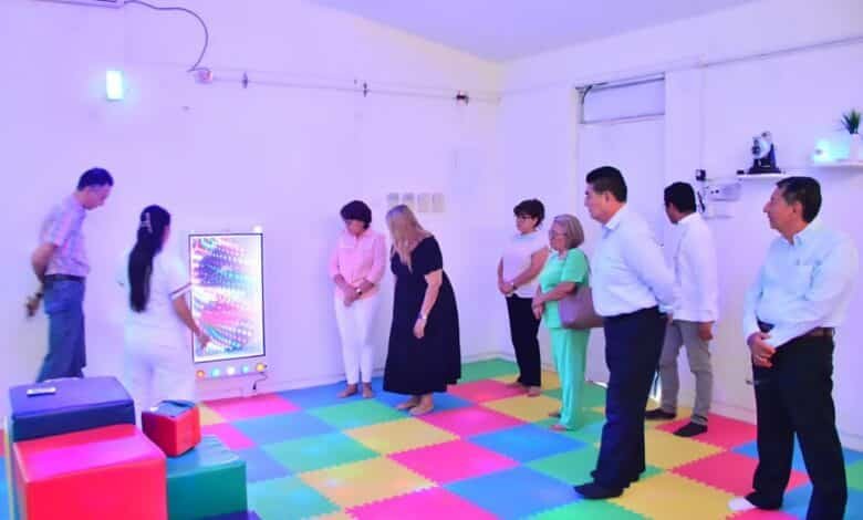Inauguran aula de estimulación sensorial en CAM de Tabasco