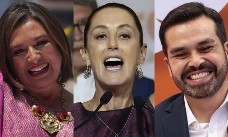 Sheinbaum, Gálvez y Álvarez Máynez arrancan campaña a la presidencia