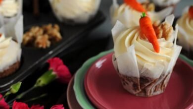 Cupcakes de zanahoria: Bocado de encanto y sabor