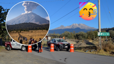 Pobladores del Paso de Cortés celebran el cumpleaños de Don Goyo, el volcán Popocatépetl