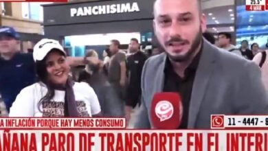 Periodista argentino exhibe al aire las condiciones en que trabaja