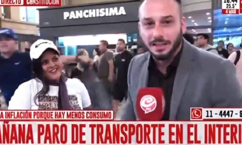 Periodista argentino exhibe al aire las condiciones en que trabaja