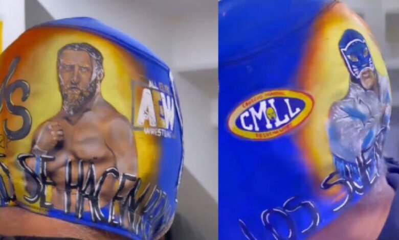 Blue Panther y la máscara que usará para enfrentar a leyenda de WWE