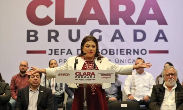 Clara Brugada presenta a candidatos a alcaldes y diputados locales