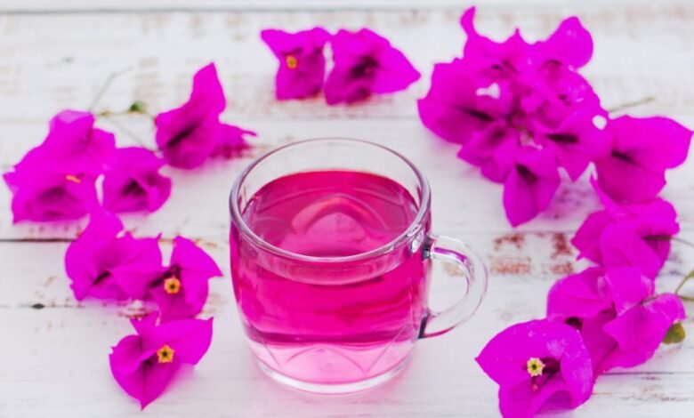 Refrescante elixir floral: Agua de bugambilia