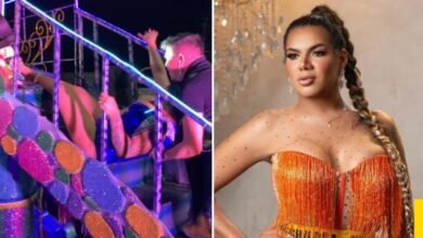 Kimberly 'La más preciosa' sufre una fuerte caída en carnaval de Veracruz