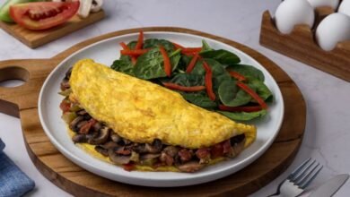 Omelette de champiñones: sabor y nutrición en un plato
