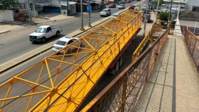 Renovarán viejo puente peatonal que estaba en desuso por significar un riesgo
