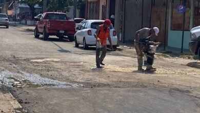 Reconstruyen calle de la colonia Tamulté que llevaba una década sin mantenimiento