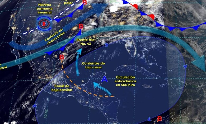 Continua evento de "Norte" muy fuerte en el Golfo de México