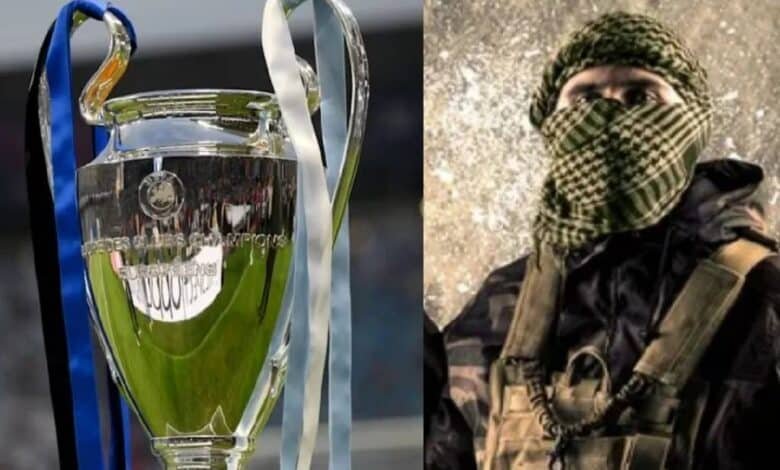 Amenazan con realizar ataques terroristas en la Champions League