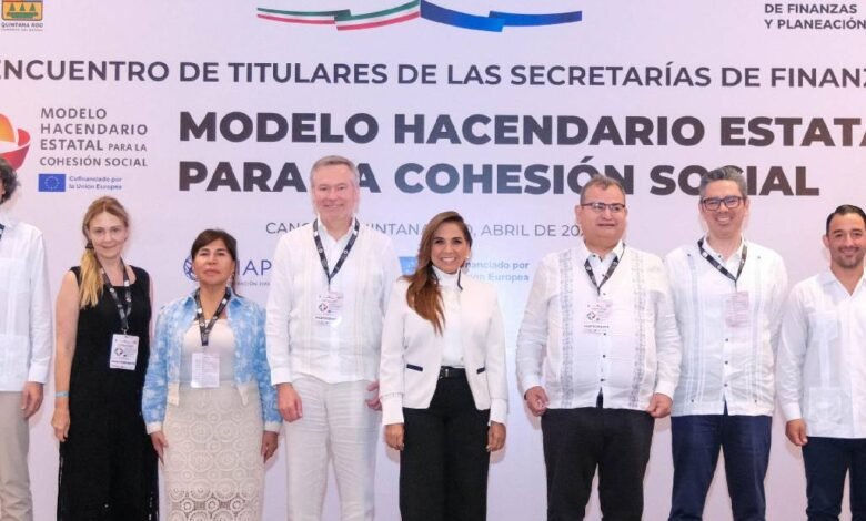 Se realiza el 2º Encuentro de Titulares del Modelo Hacendario Estatal para la Cohesión Social en Cancún