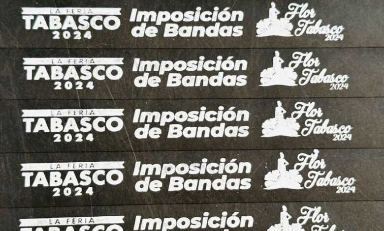 Alertan por venta de pulseras falsas para la Imposición de Bandas en la Feria Tabasco